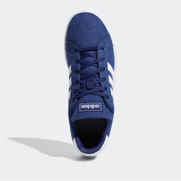 Navy Grand Court Adidas Canvas Sneakers - Picture 8 of 9